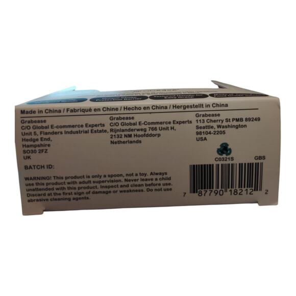 Grabease Baby & Toddler Self Feeding Utensils Two Spoons (New, Pink & Gray) - Picture 2 of 5